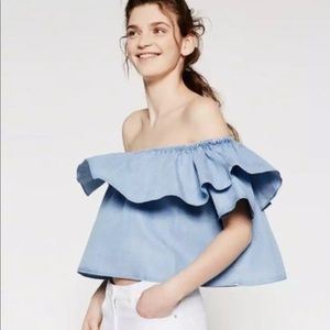 Zara Premium Denim Collection Top